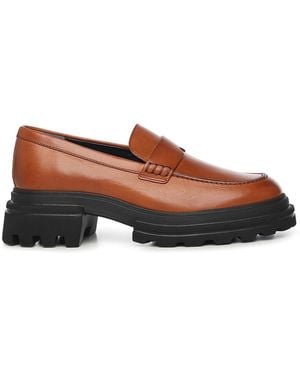 Hogan 10-Storey Loafers - Brown