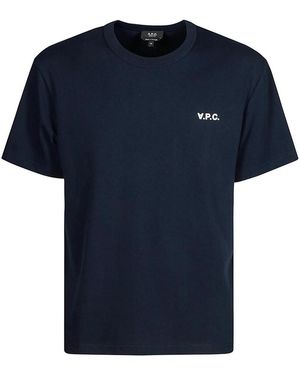 A.P.C. T-Shirt Boxy Petit Vpc - Blu