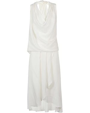 Silk95five Worth Ave Silk Short Dress - White