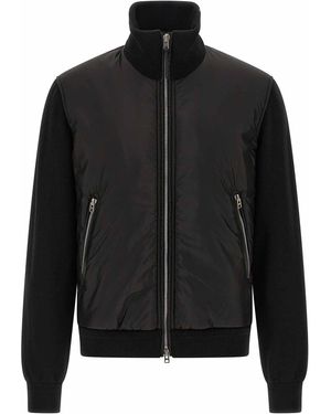 Tom Ford Merino Wool Bomber Jacket - Black