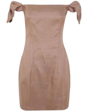 Elisabetta Franchi Mini Dress - Brown