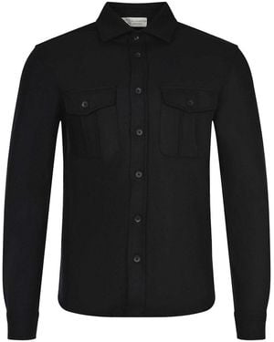 FILIPPO DE LAURENTIIS Shirt Made Of A Wool And Cashmere Blend - Black