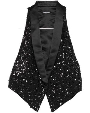 Emporio Armani Top Blacks And Greys