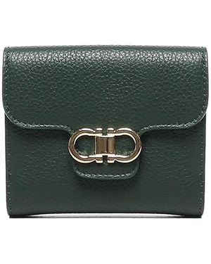 Ferragamo Gancini Wallet - Green