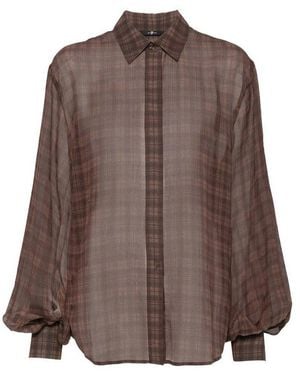 Seven7 Shirt - Brown