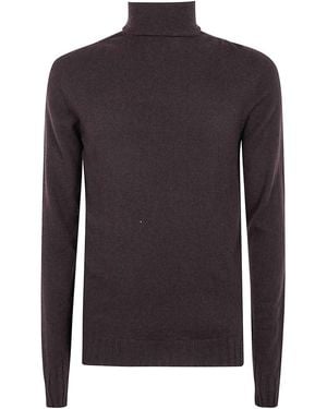 MD75 Cashmere Turtle Neck Jumper - Blue