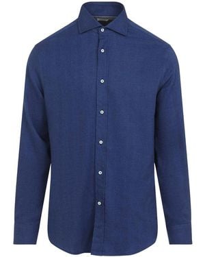 Brunello Cucinelli Casual Shirts - Blue