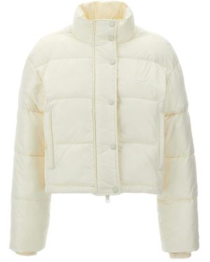 Courreges Ac Cropped Down Jacket - White