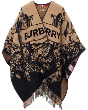 Burberry Archive Gallant Knight Cape - Black