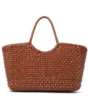 Dragon Diffusion Nantucket Cactus Leather Bag - Brown