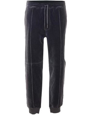 Tom Ford Velour Jogger Trousers - Blue