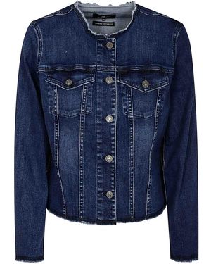 7 For All Mankind Vicky Jacket Soho Dark - Blue