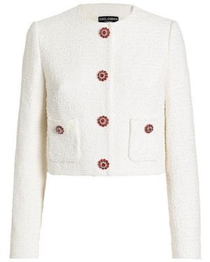 Dolce & Gabbana Cotton Jacket - White
