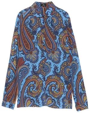 Etro Printed Shirt - Blue