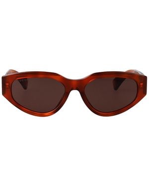 Gucci Gafas De Sol - Marrón