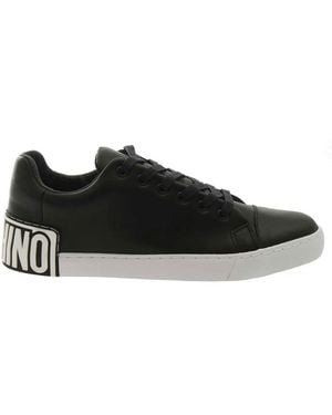 Moschino Logo Sneakers - Black