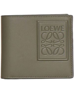 Loewe Calfskin Bifold Wallet - Grey