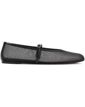 Stuart Weitzman Bareitall Ballerinas - White