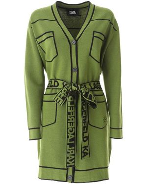 KARL LAGERFELD Cardigans - Green