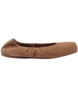 Alaïa Squared Flat Ballets - Brown