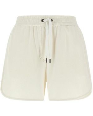Brunello Cucinelli Sweatshirt Shorts - White