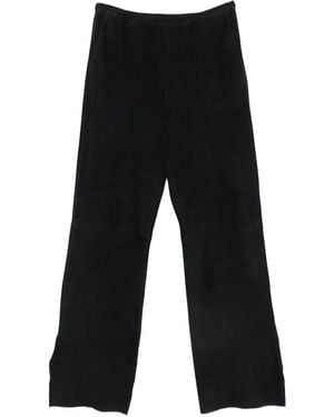 forte_forte Suede Night Pants - Black