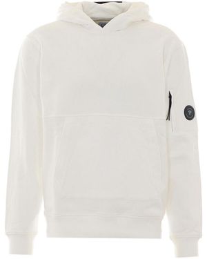 C.P. Company Lens Hoodie - White