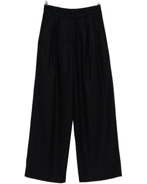 Susanne Bommer Silk Blend Trousers - Black