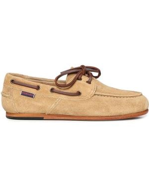 Sebago Owen Suede Loafers - Natural