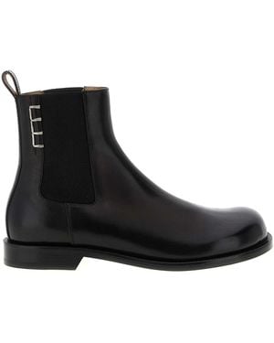 JW Anderson Chelsea Loafer Ankle Boots - Black
