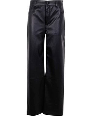 Loulou de Saison Figari Leather Pants - Blue