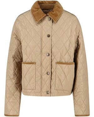 Burberry Quilted Jacket - Natural
