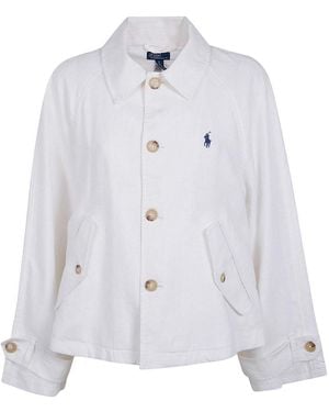 Polo Ralph Lauren Woven Windbreaker Jacket - White