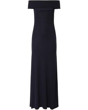 Alaïa Long Viscose Dress - Blue
