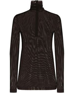 Dolce & Gabbana Nylon Top - Black