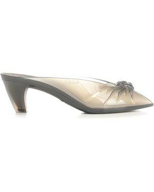 Chloé Chlo Jelly Mules - Grey