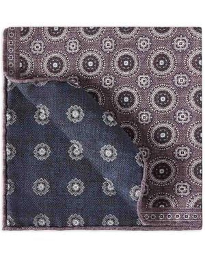 Brunello Cucinelli Pocket Square Scarf - Blue
