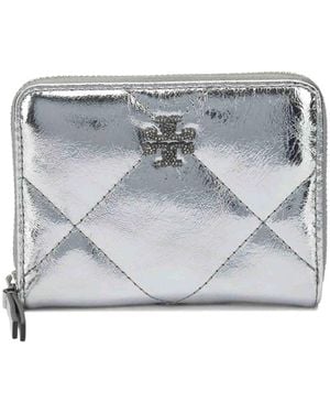 Tory Burch Kira Small Zip Wallet - Gray