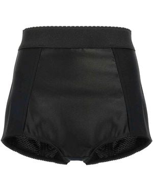 Dolce & Gabbana Satin Culottes - Black