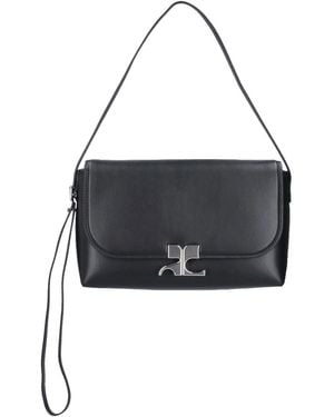 Courreges Icotype Shoulder Bag - Black