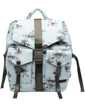 Ganni Chiusura Con Fibbia E Coulisse - Blue