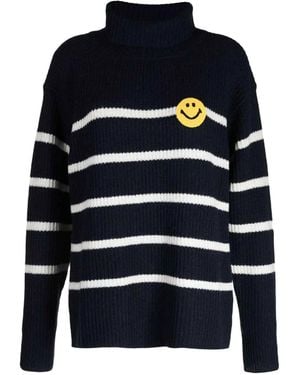 Joshua Sanders Fisherman Smiley Shirt - Blue