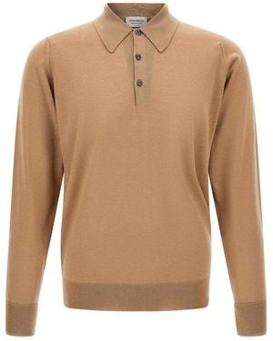 John Smedley Polo - Marron