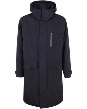Herno Ex Laminar Long Parka - Blue