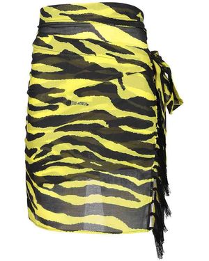 The Attico Animalier Pareo - Yellow