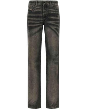 DIESEL Straight Leg Jeans - Grau