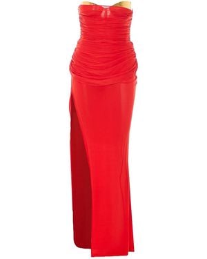 Elisabetta Franchi Carpet Dress - Red