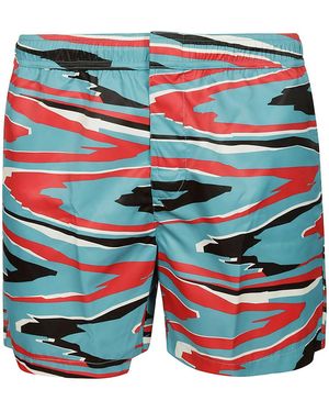 Missoni Patterned Swim Shorts - Blue