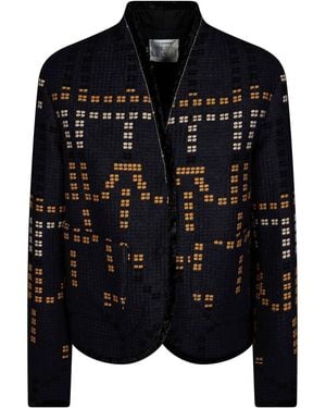 forte_forte Samarcanda Jacquard Blouson - Black