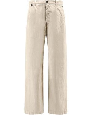Massimo Osti Studio Cotton Blend Trousers - Natural